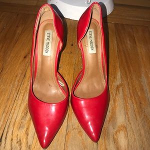 Steve Madden red heels